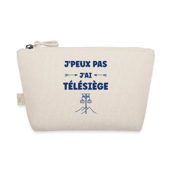 I can't I have chairlift - Organic Pouch - nature - Front