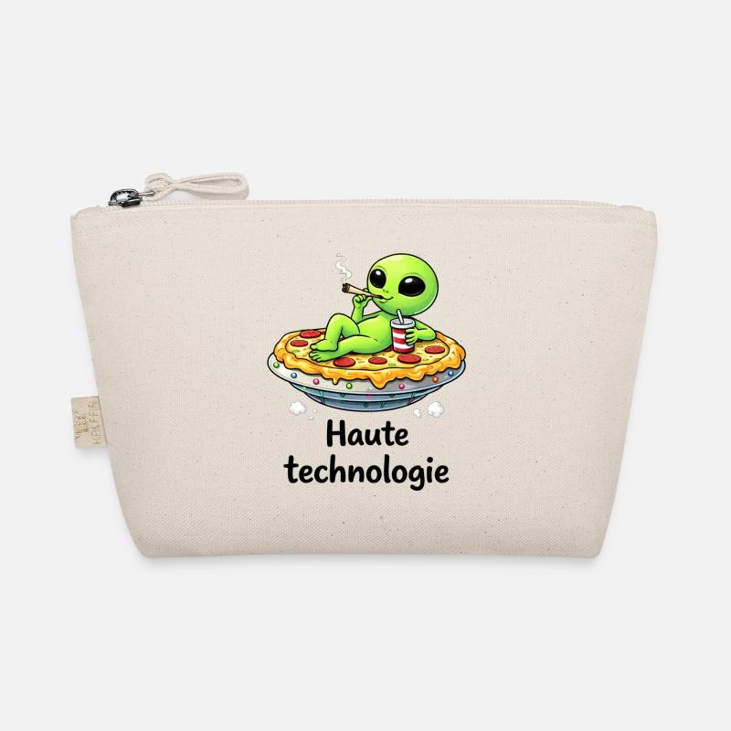 High tech – Alien relax and quirky humor Organic Pouch