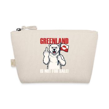 Greenland Is Not For Sale - Organic Pouch - nature - Front