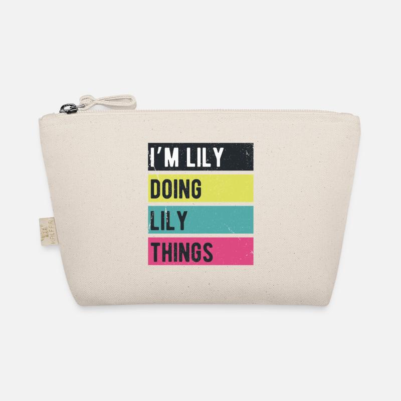 I’m Lily Doing Lily Things Retro Colors Organic Pouch