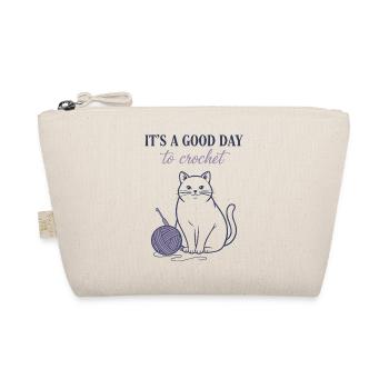 C’est un bon jour pour crocheter des amateurs de laine pour chats drôles - Trousse biologique - nature - Devant