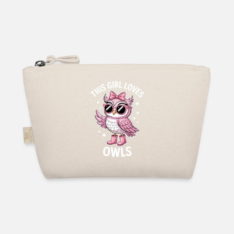 Eule Sprüche Eulen Lustiges Eulen Geschenk Bio-Täschchen