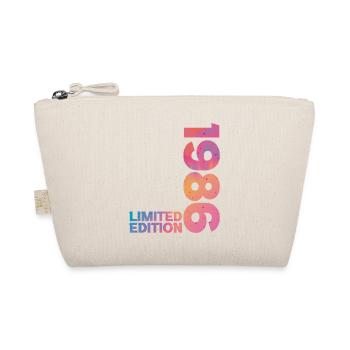Geburtstagsgeschenk zum 40. Jubiläum 1986 - Bio-Täschchen - Natur - Vorne