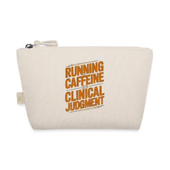 Nurse Practitioner Running On Caffeine Nursing - Organic Pouch - nature - Front