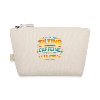 Pinball Flipperspieler Tilting Caffeine Cuss Words - Bio-Täschchen - Natur - Vorne
