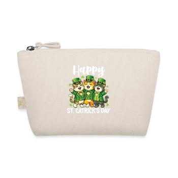 Frohen St. Catrick's Day irisch – St. Patrick's Day - Bio-Täschchen - Natur - Vorne