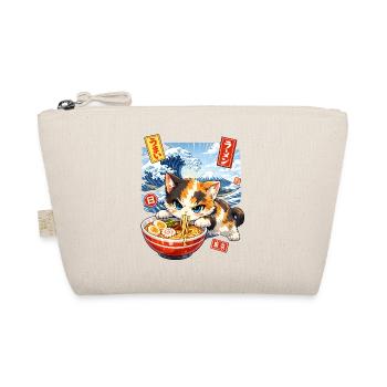 Japon Cat Ramen Nouilles Motif Vague Rétro - Trousse biologique - nature - Devant