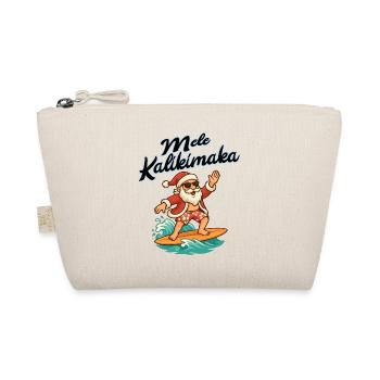 Hawaii Mele Kalikimaka - Merry Christmas - Organic Pouch - nature - Front