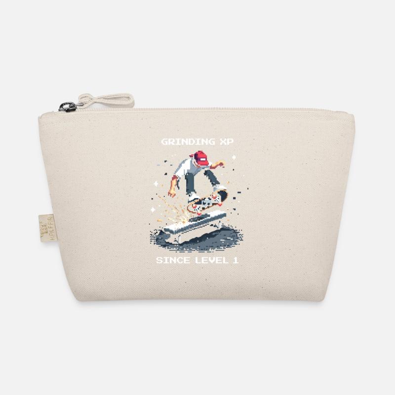 Grinding XP since Level 1 | Skateboard Organic Pouch