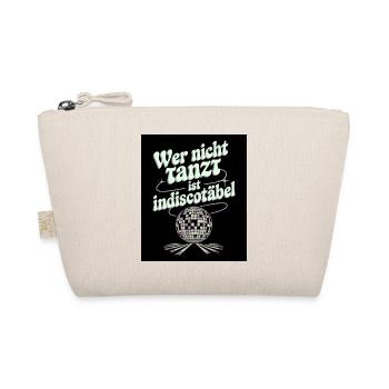  Wer Nicht Tanzt Ist Indiscotäbel Lustiger Disco - Bio-Täschchen - Natur - Vorne