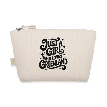 Juste une fille qui aime le Groenland Fan de Grönland - Trousse biologique - nature - Devant