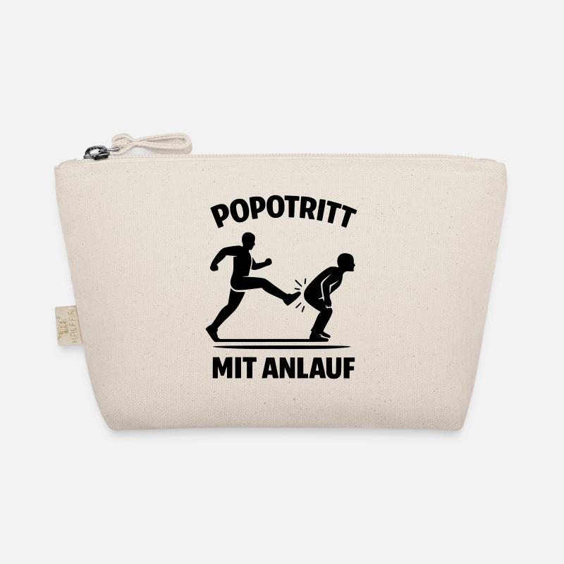 popotritt mit anlauf Bio-Täschchen