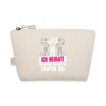T-shirt du marié Enterrement de vie de garçon Garçons Enterrement de vie de garçon - Trousse biologique - nature - Devant