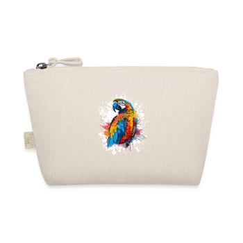Color Explosion Parrot Illustration - Organic Pouch - nature - Front