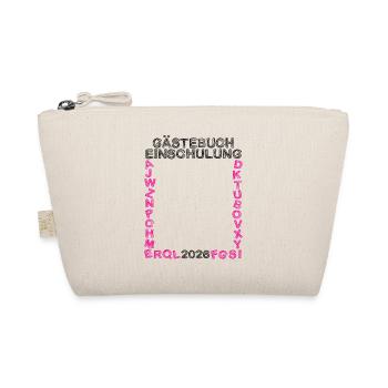Guestbook School Enrollment 2026 Start of School School Child - Organic Pouch - nature - Front
