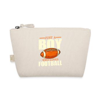 Juste un garçon qui aime la saison des fans de joueurs de football - Trousse biologique - nature - Devant