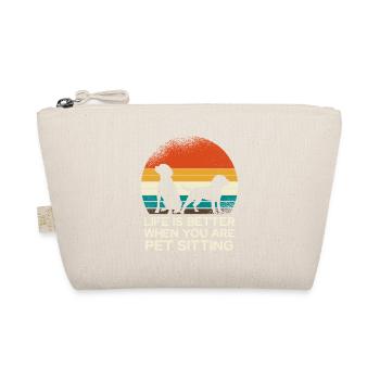 Coucher de soleil rétro pour garder un chien - Trousse biologique - nature - Devant