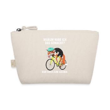 Bicycle Road Bike Cyclist Bike Sport Mountain Bike - Organic Pouch - nature - Front