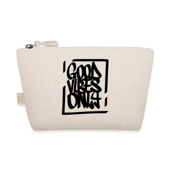 Gute Vibes Lebensmotto - Trousse biologique - nature - Devant