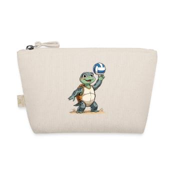 Volley-Turtle mit Rucksack - Bio-Täschchen - Natur - Vorne