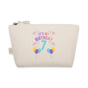 7 ans fille C’est mon anniversaire Enfants Anniversaire - Trousse biologique - nature - Devant