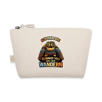 Ich hab die Schnauze voll Schildkröten Wandern - Bio-Täschchen - Natur - Vorne