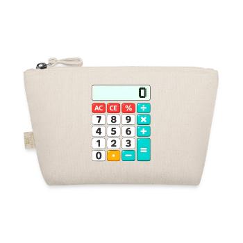 Calculatrice rétro de blocs de couleurs - Trousse biologique - nature - Devant