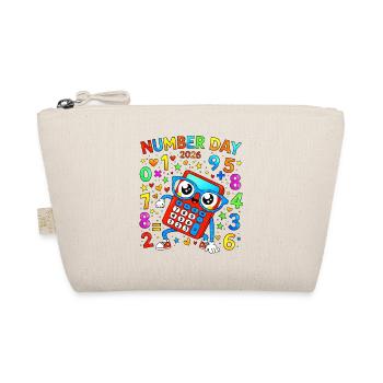 Number Day 2026 Calculator Fun - Organic Pouch - nature - Front