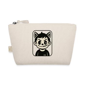Stichwolf Mascot - Organic Pouch - nature - Front
