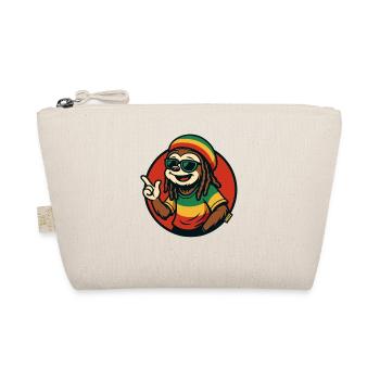 Reggae sloth with sunglasses - Organic Pouch - nature - Front