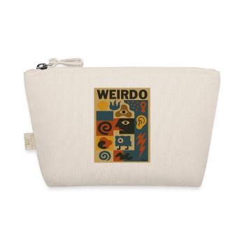 Weirdo Kaleidoskop Muster - Bio-Täschchen - Natur - Vorne