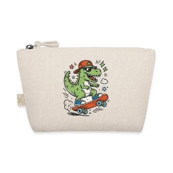 Crocodile sur un skateboard portant une casquette - Trousse biologique - nature - Devant