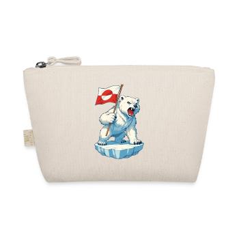 Greenland Flag Greenland Is Not For Sale - Organic Pouch - nature - Front