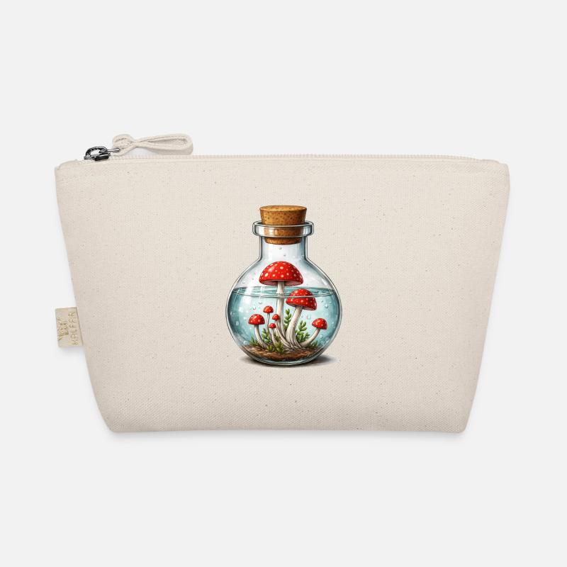 Magic mushrooms in a jar – magical look Organic Pouch