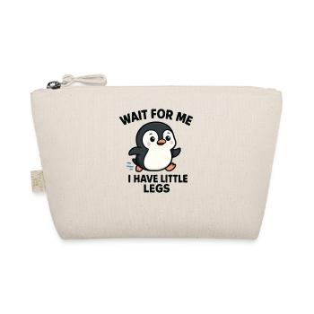 Pinguin Spruch Humor Meme Lustig Geschenkidee - Bio-Täschchen - Natur - Vorne