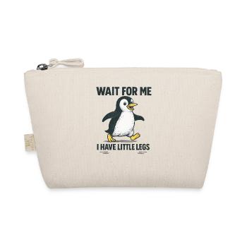 Pinguin Spruch Humor Meme Lustig Geschenkidee - Bio-Täschchen - Natur - Vorne