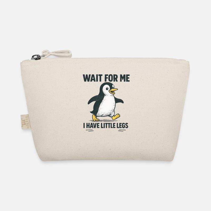 Pinguin Spruch Humor Meme Lustig Geschenkidee Bio-Täschchen