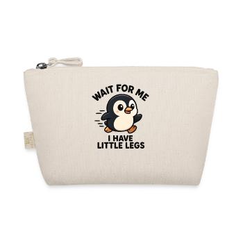 Penguin Saying Humor Meme Funny Gift Idea - Organic Pouch - nature - Front