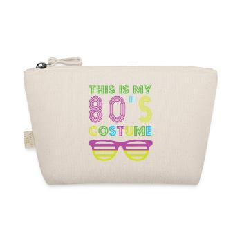 Style 80er Retro-Party-Outfit 80er - Bio-Täschchen - Natur - Vorne