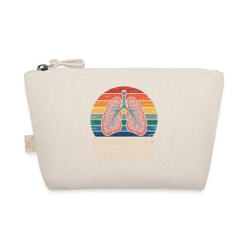 Respiratory Therapist Rainbow - Organic Pouch - nature - Front