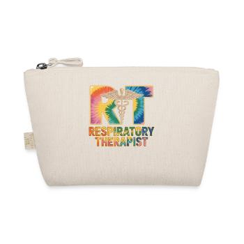 Respiratory Therapist Tie-Dye - Organic Pouch - nature - Front