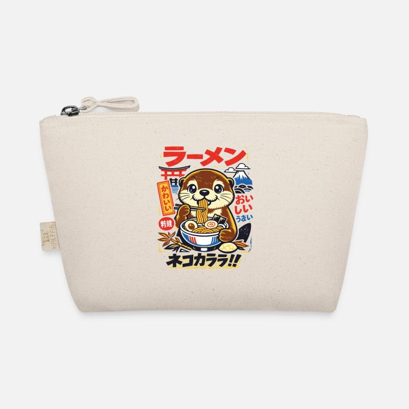 Kawaii Otter | Ramen | Nudelsuppe | Fast Food - Bio-Täschchen - Natur