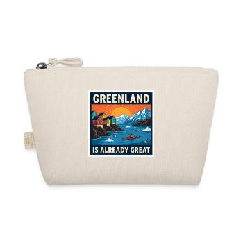 Greenland Is Already Great Kayak Landscape - Organic Pouch - nature - Front
