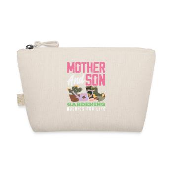 Mother Son Gardening Garden Plant Lover - Organic Pouch - nature - Front