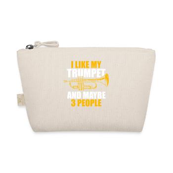 J’aime mon trompettiste - Trousse biologique - nature - Devant