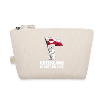Make America Go Away – Greenland Flag - Organic Pouch - nature - Front