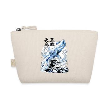 Fisherman vs Humpback Whale Japan Retro Art - Organic Pouch - nature - Front