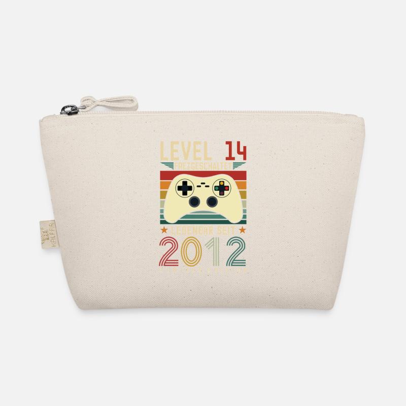 Level 14 Unlocked 14th Birthday 14 years Organic Pouch