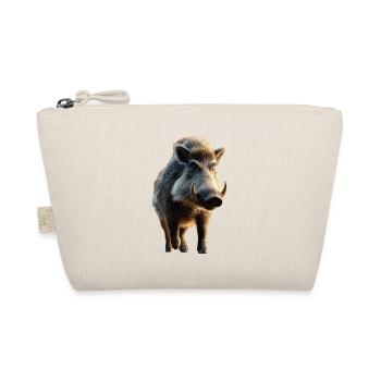 Wild boar Wild boar Wild boar Hunter Pig - Organic Pouch - nature - Front