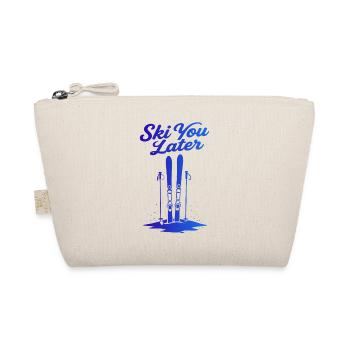 Ski You Later: Funny saying for skiers - Organic Pouch - nature - Front
